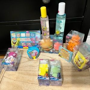 FULL SET WET N WILD SPONGEBOB SQUAREPANTS